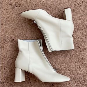 Cream Zara Booties